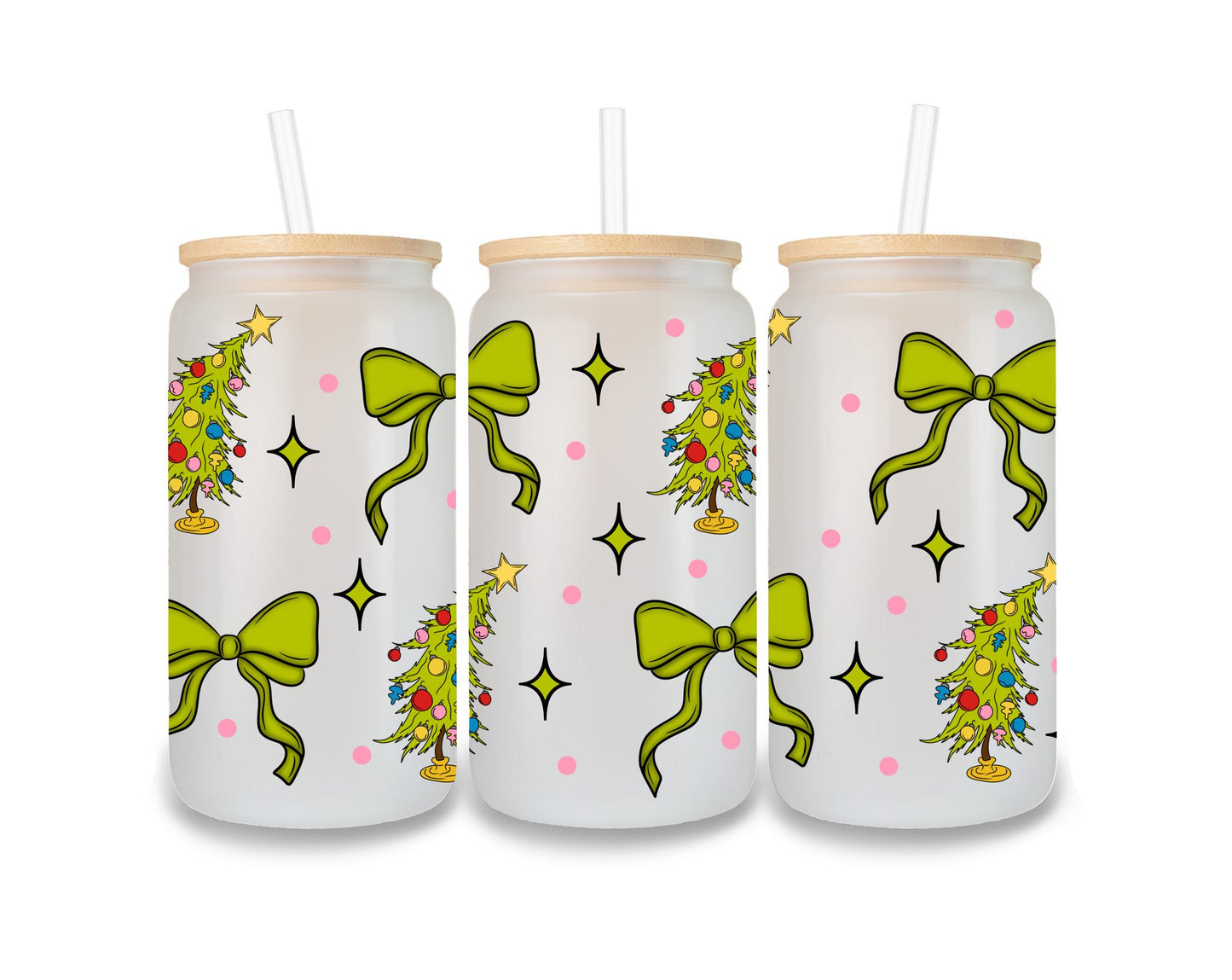 Trees And bow Cup Wrap - CW16