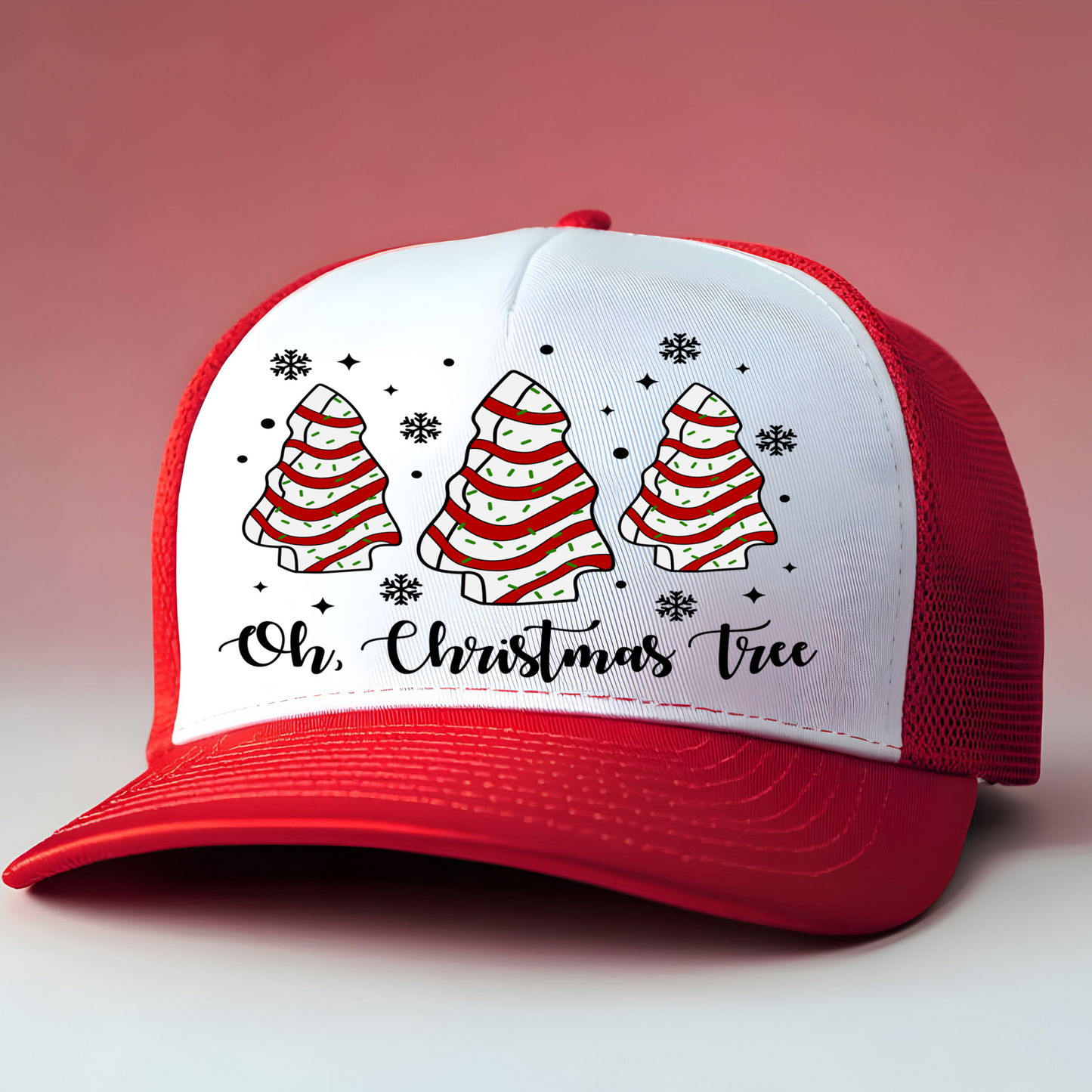 Oh Christmas Tree Trucker Hat Transfer - G9