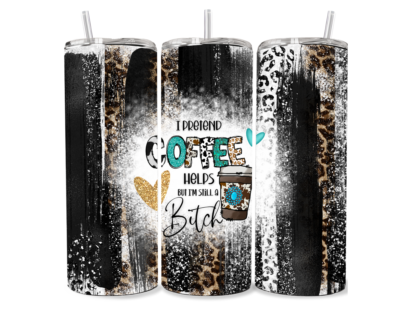 I Pretend Coffee Sublimation Print