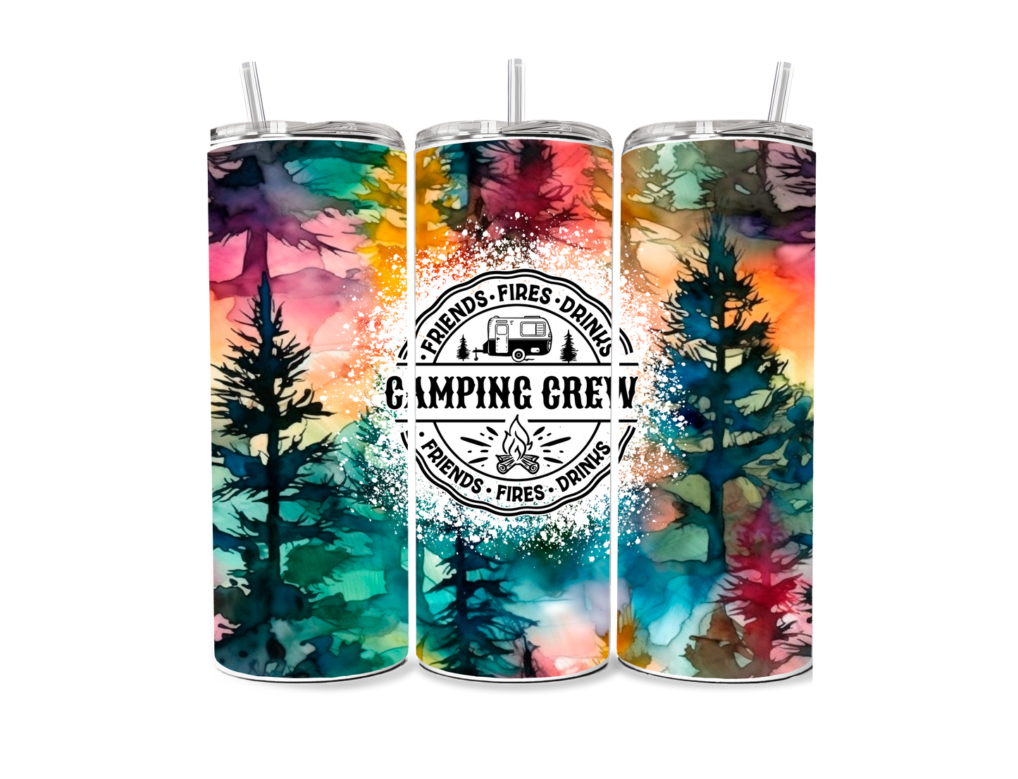 Camping Crew 20 oz Skinny Tumbler