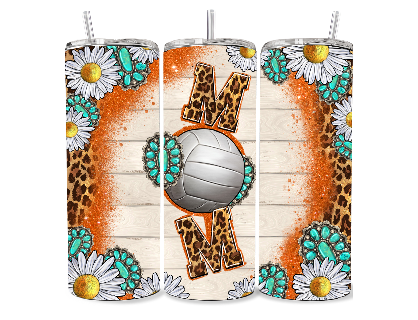 Volleyball Mama 20 oz Skinny Tumbler