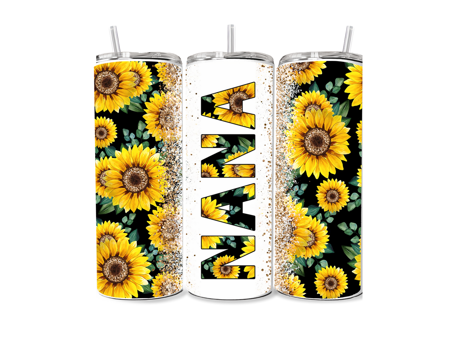 Nana Sunflower 20 oz Skinny Tumbler