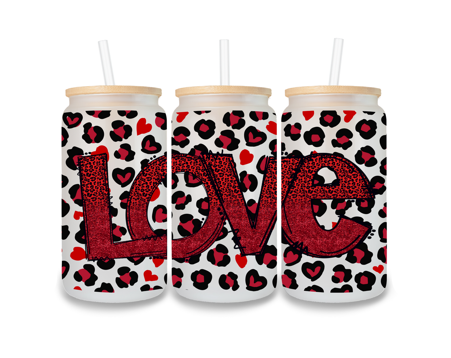 Leopard Love Cup Wrap - D5