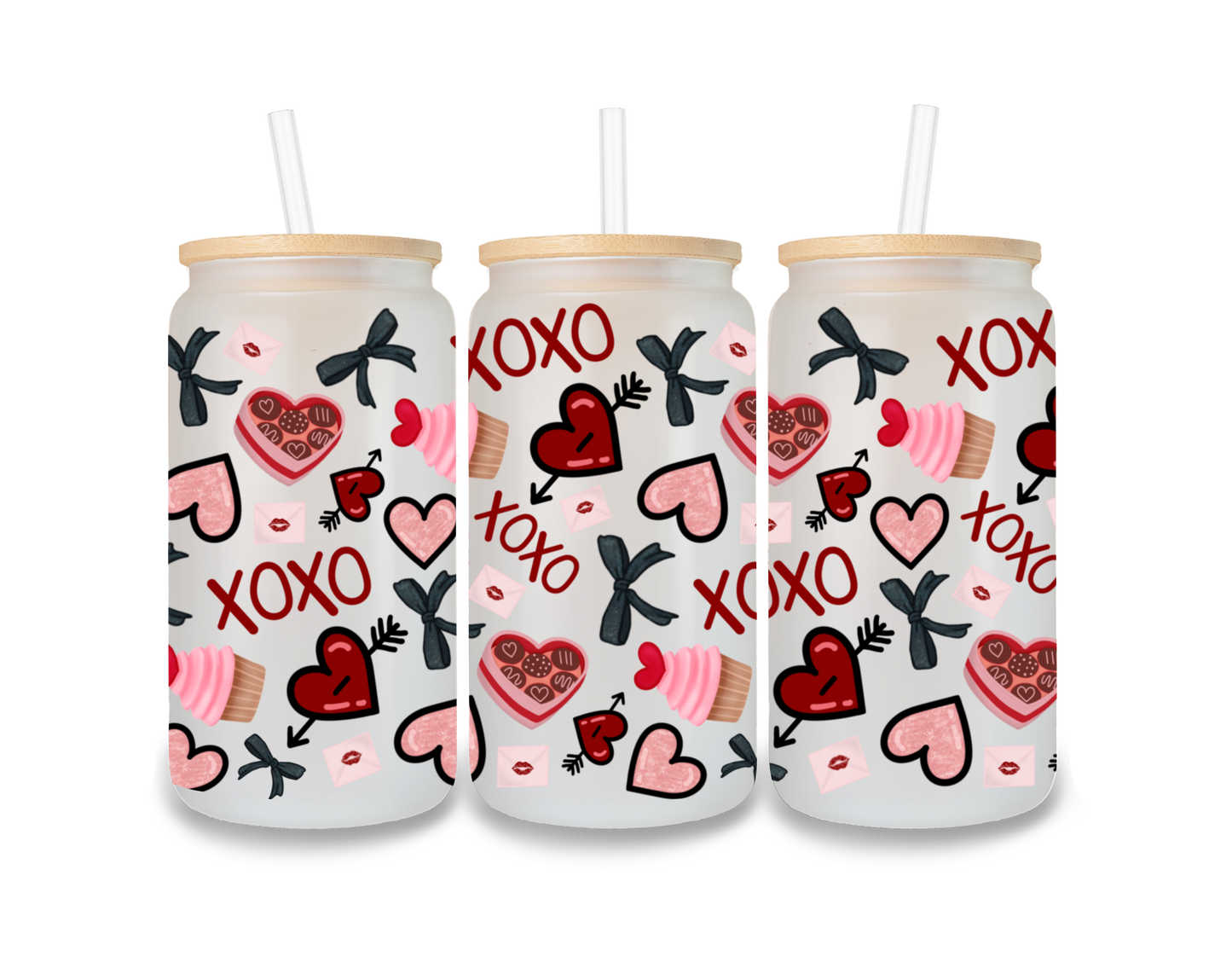 XOXO Collage Cup Wrap - CW21