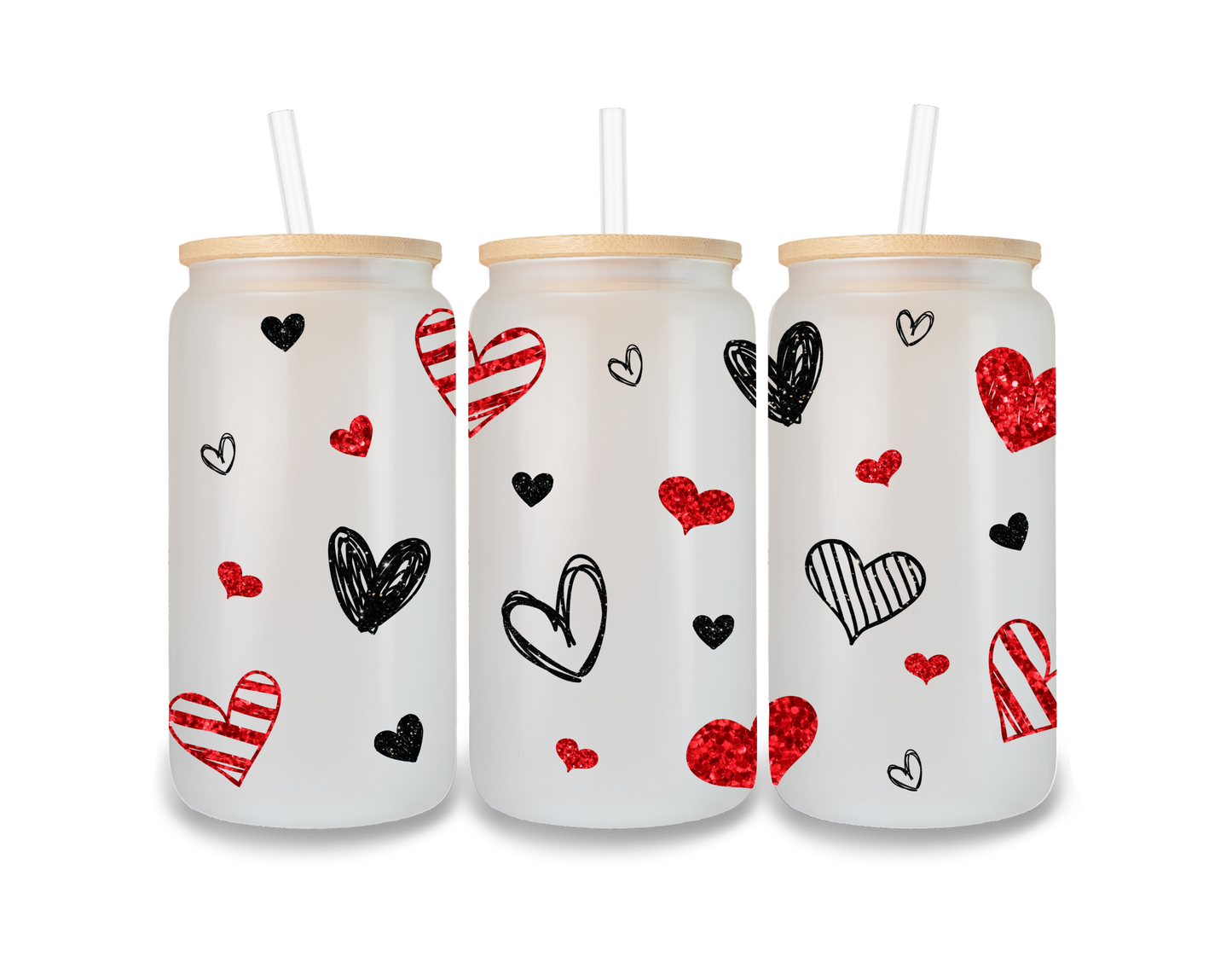 Heart Collage Cup Wrap - CW19
