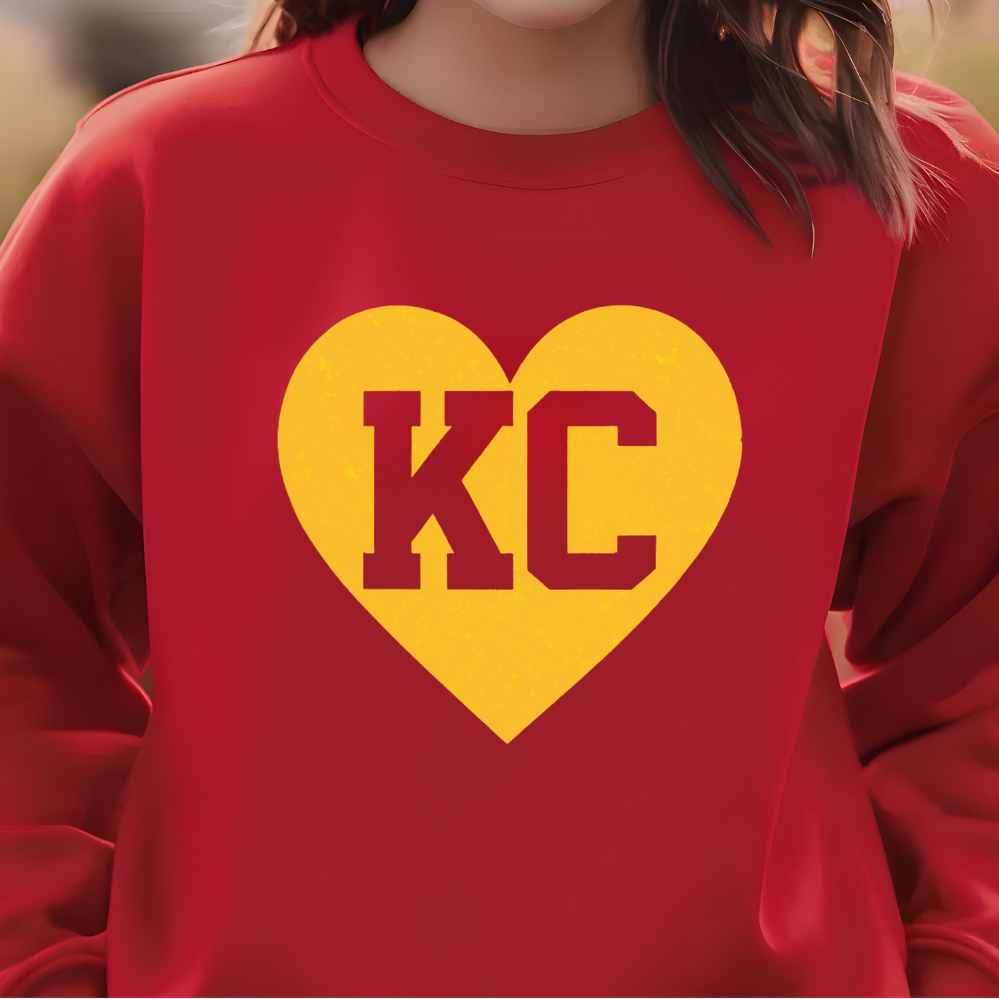 Gold/Yellow KC Heart - A31