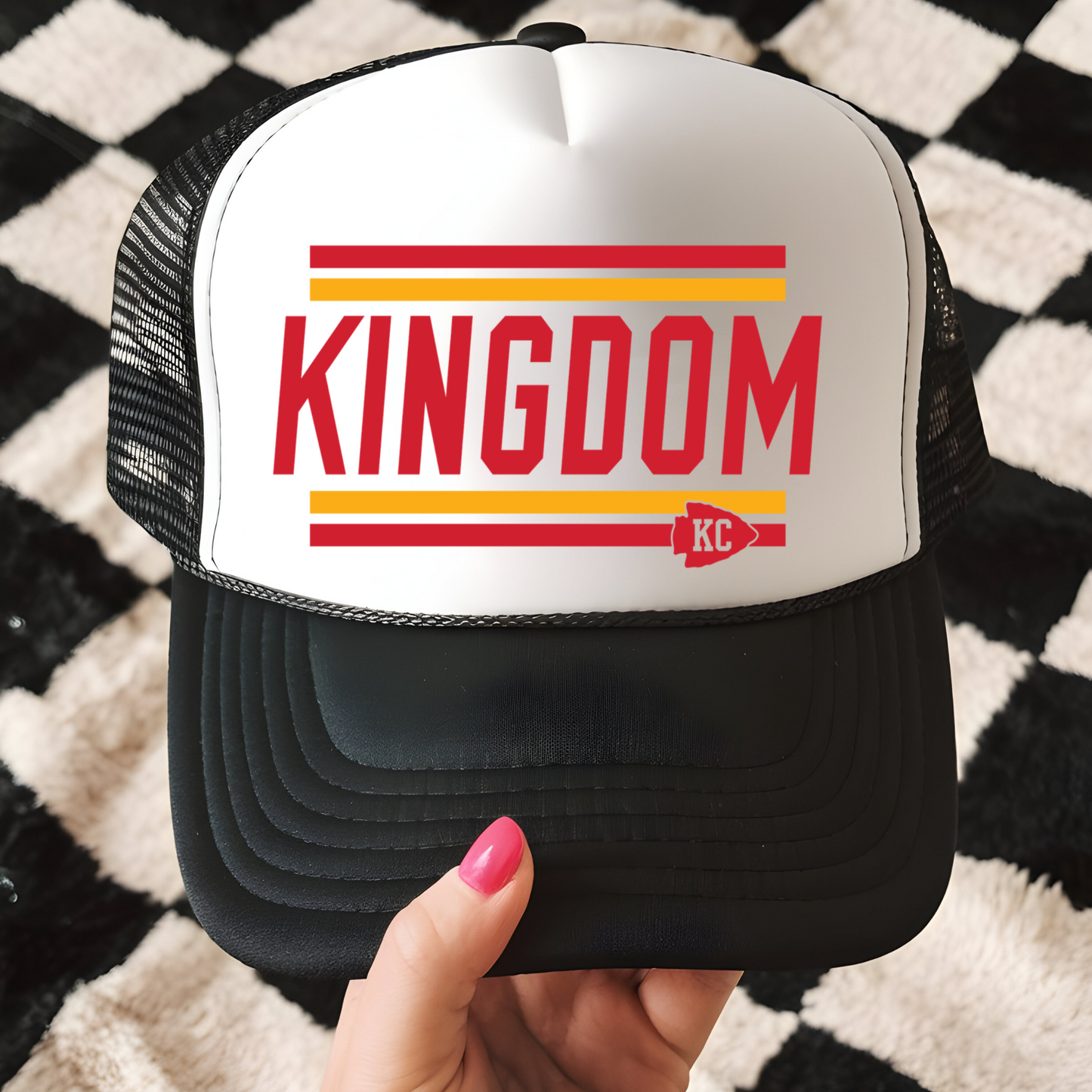 Kingdom Trucker Hat Transfer - G8