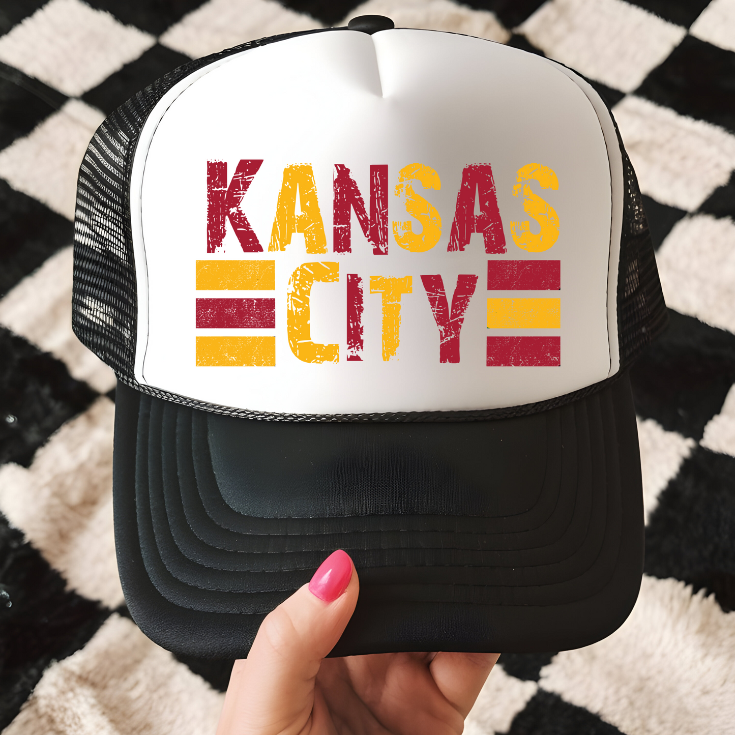 Kansas City Trucker Hat Transfer - G1