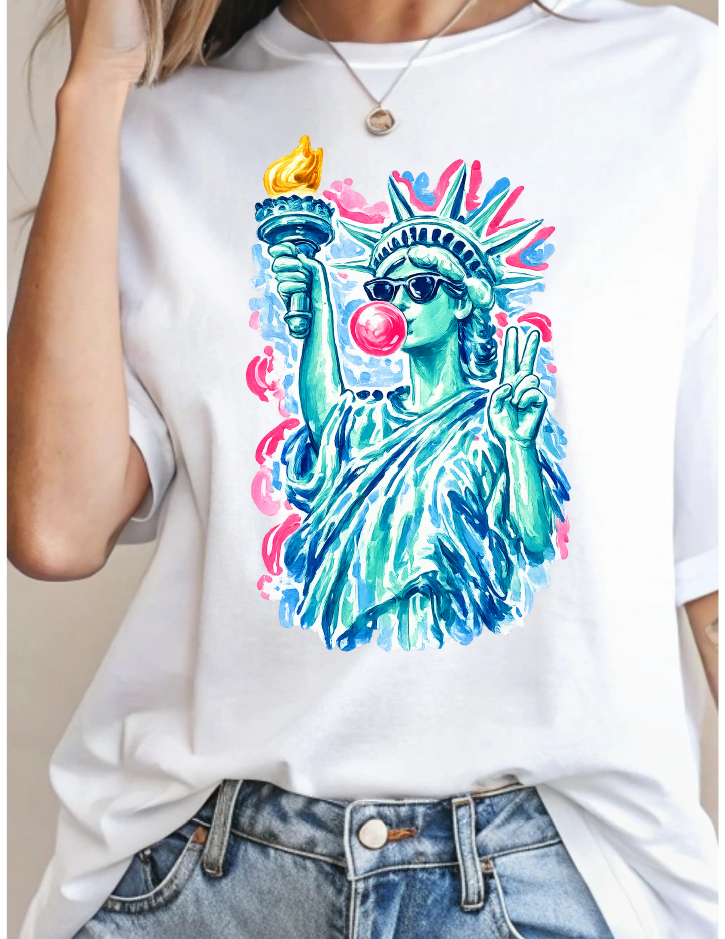 Statue Liberty Bubble - B22