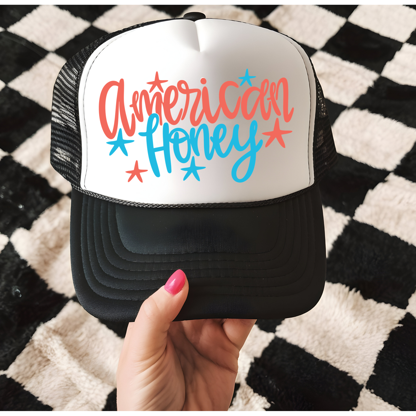 American Honey Hat Transfer - T9