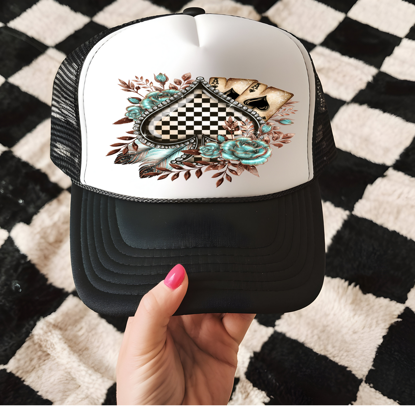 Western Spade Hat Transfer - T9