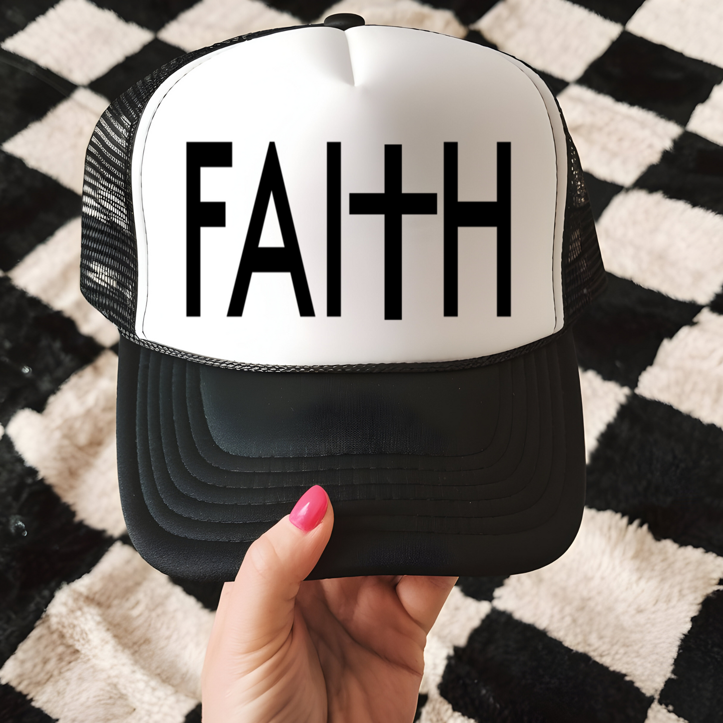 FAItH Trucker Hat Transfer - G9