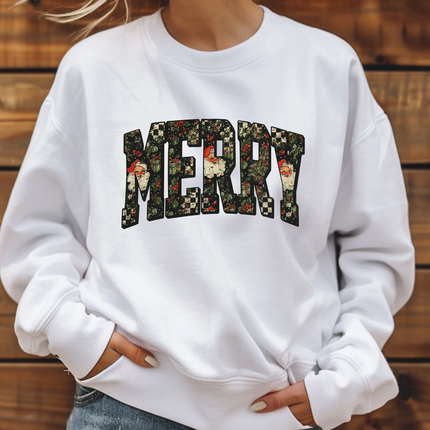 Checkered and Santa Merry - A6