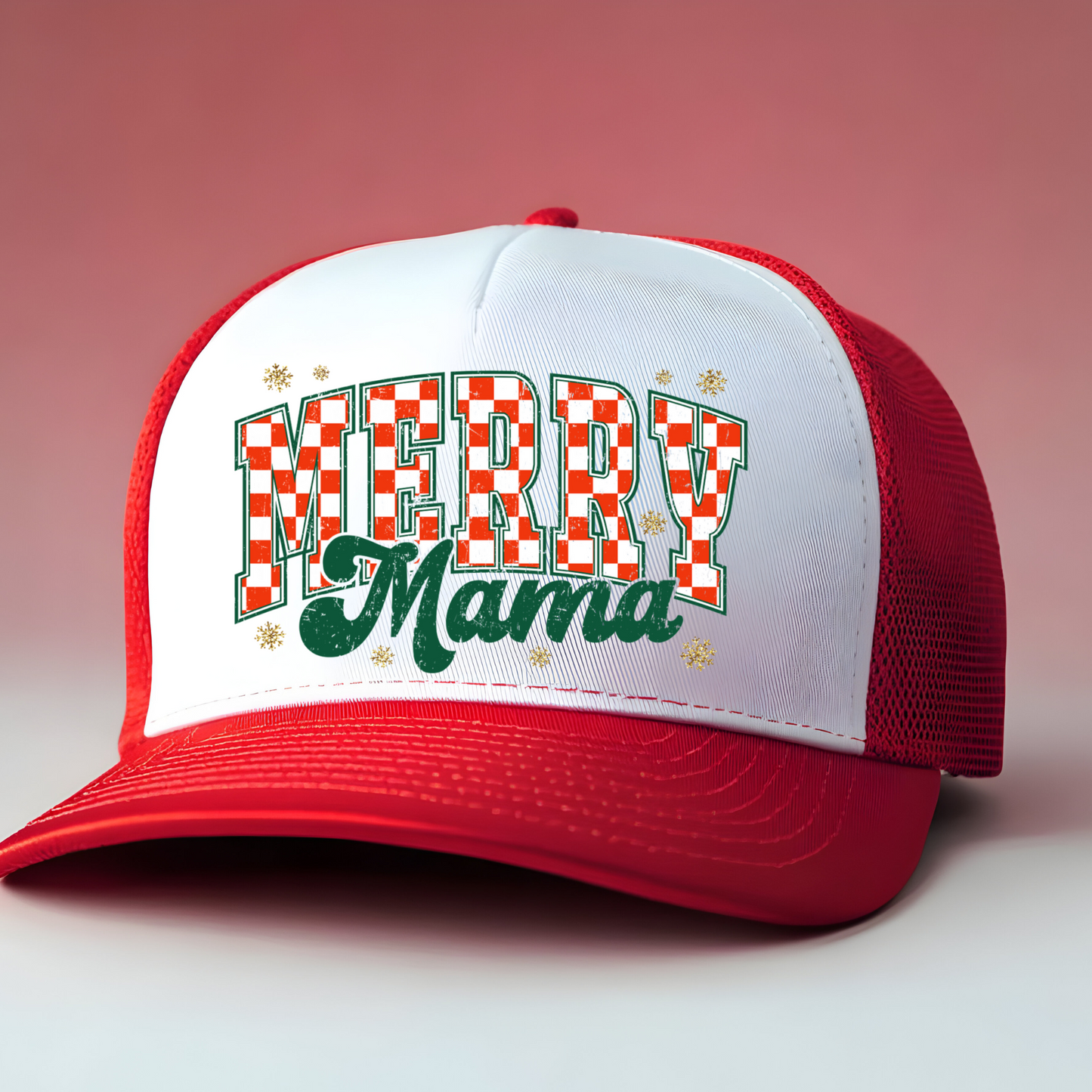 Merry Mama Trucker Hat Print - F8