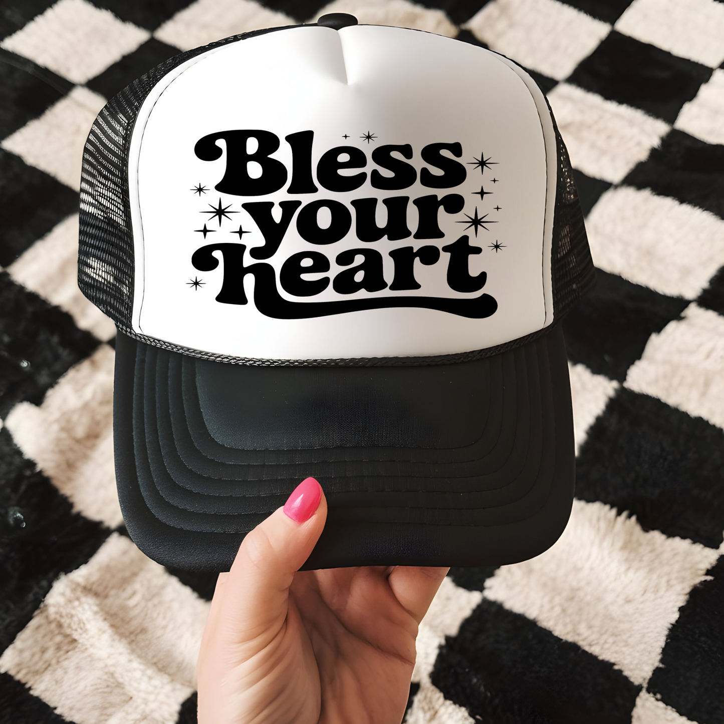 Bless Your Heart Trucker Hat Transfer - G7