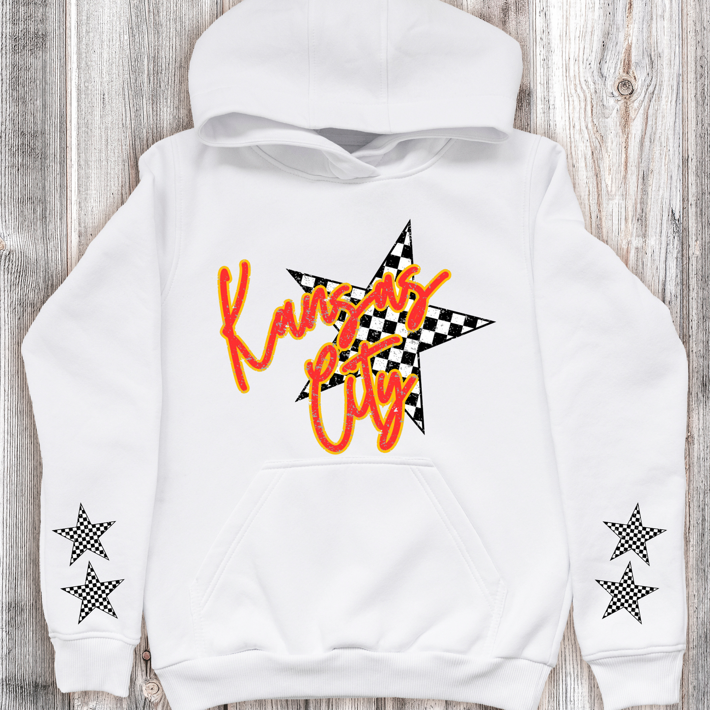 Kansas City with Checkered Star Sleeves - 5