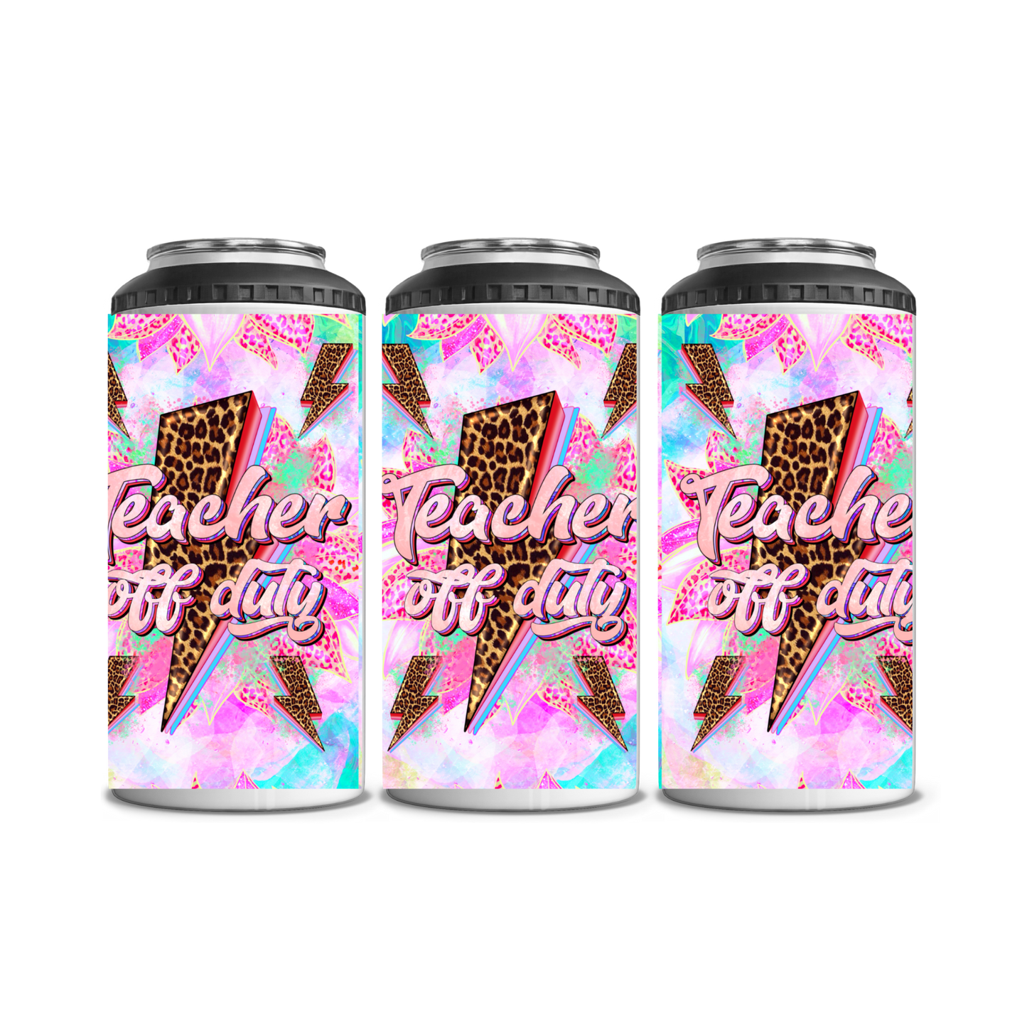 Teacher Off Duty Can Cooler