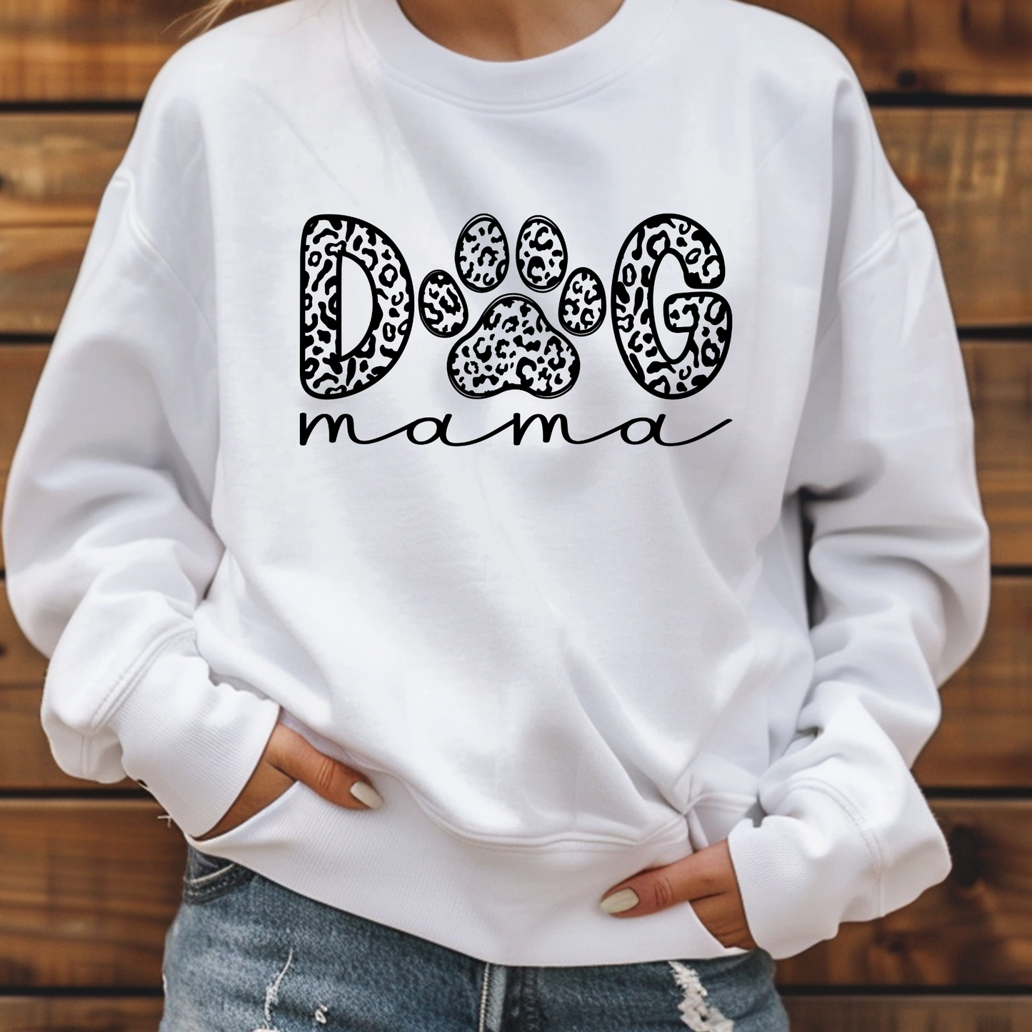 Dog Mama Paw Print - U