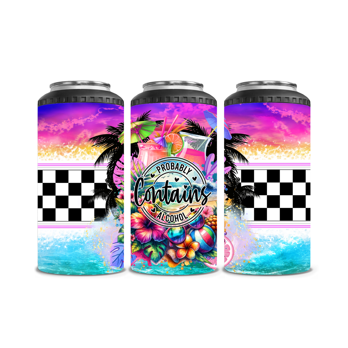 Probably Contains Alcohol Can Cooler