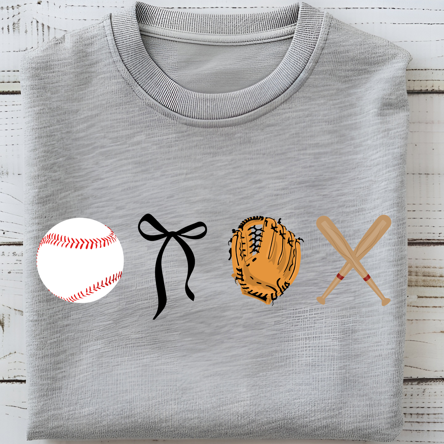 Baseball Bat and Bow - C8