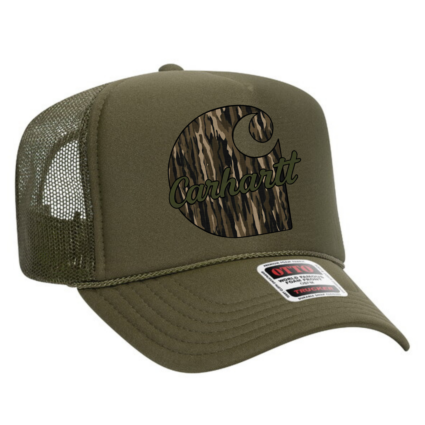 Camo Carhartt Trucker Hat Transfer - G14
