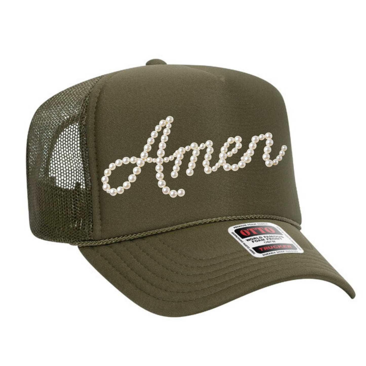 Pearl Amen Trucker Hat Print - G17