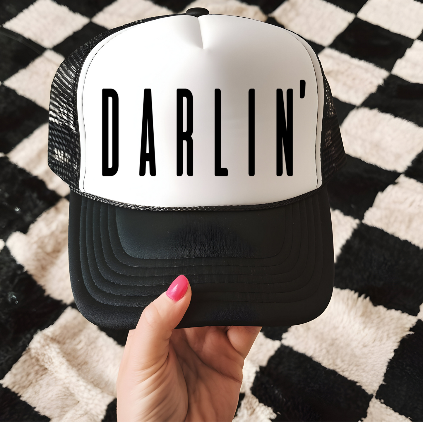 DARLIN' Trucker Hat Print - T3