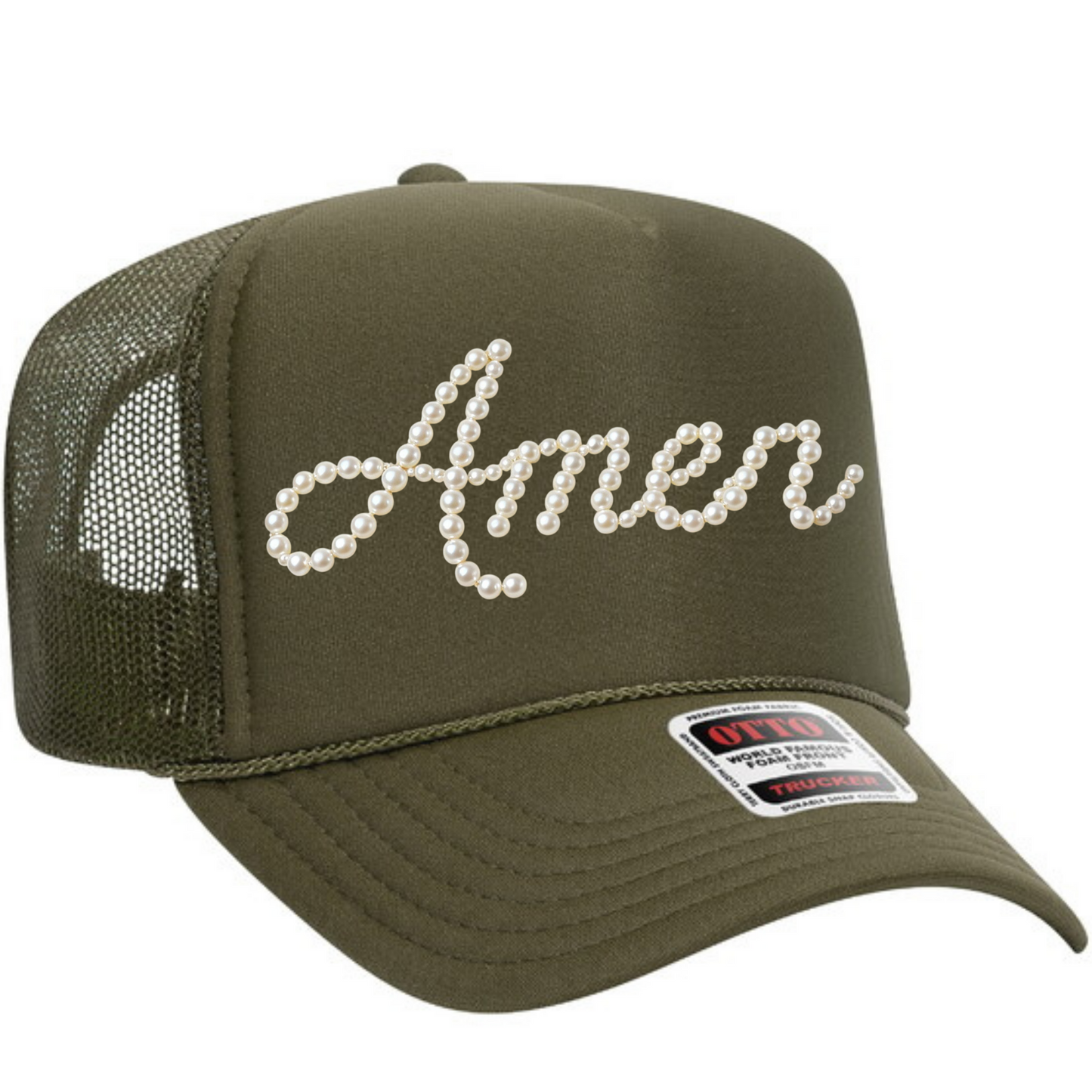 Pearl Amen Hat Transfer - F10