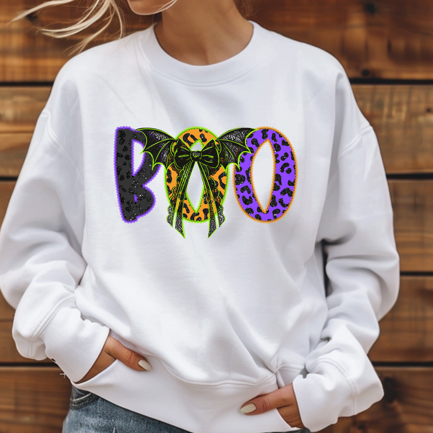 Halloween Bat BOO - B29