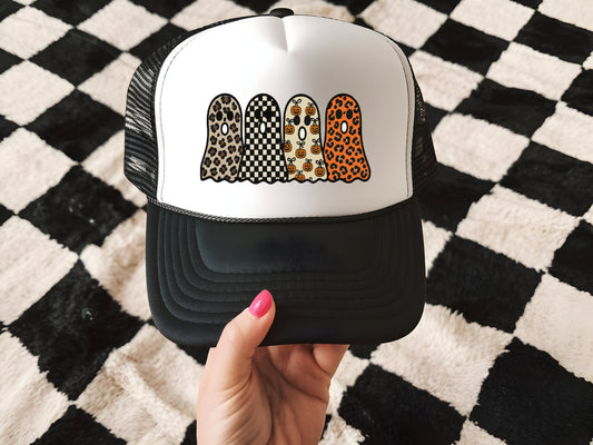 Quad Ghosts Trucker Hat Transfer - F2