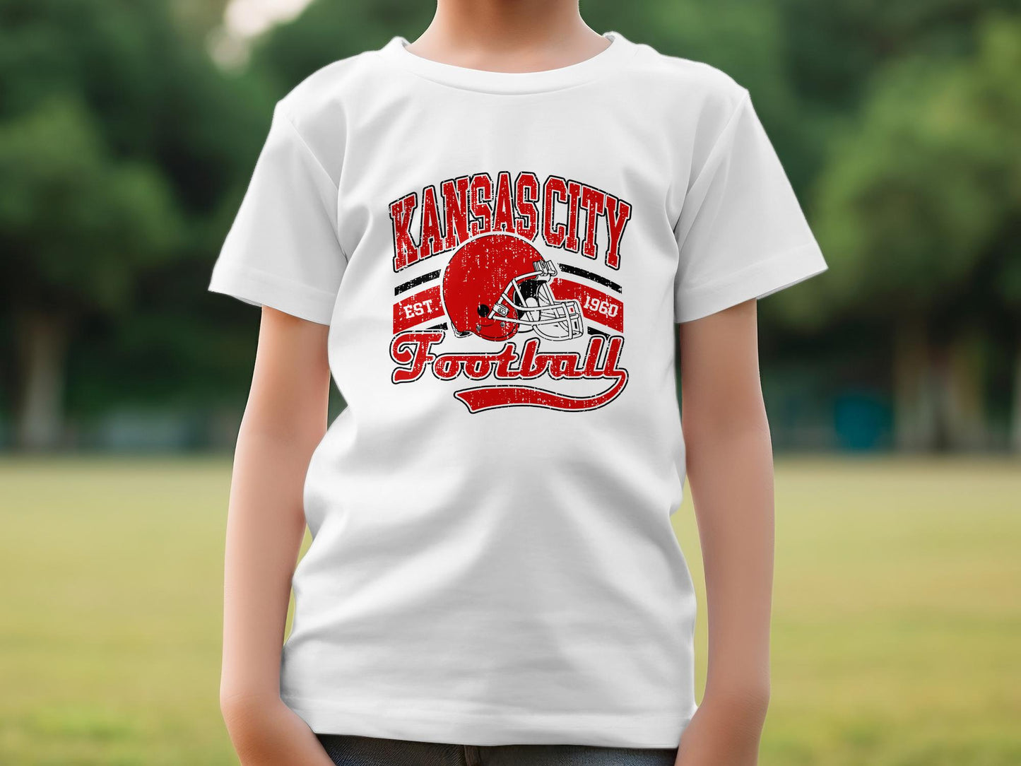 Kansas City Football Vintage (adult and youth sizes available) - F31