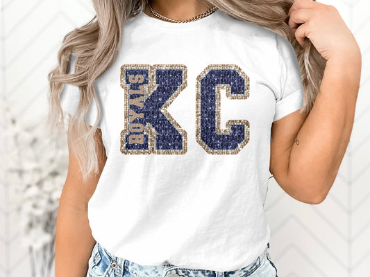 KC Royals Faux Glitter - Con 2