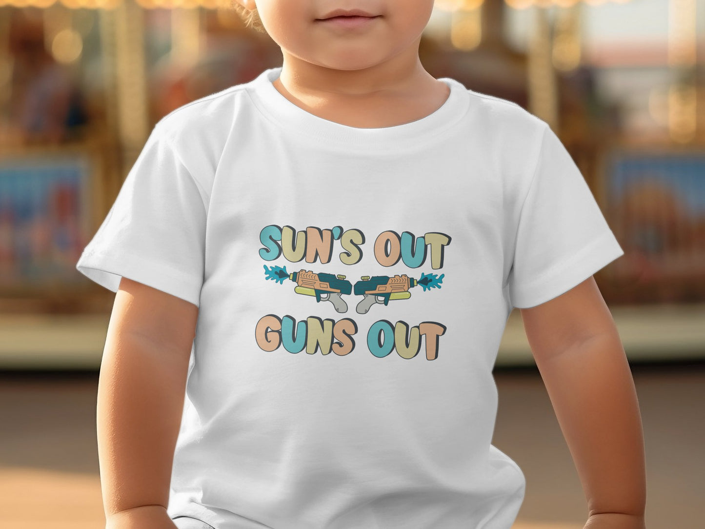 Sun's Out Gun's Out (Adult and Kid Print) - Con 1