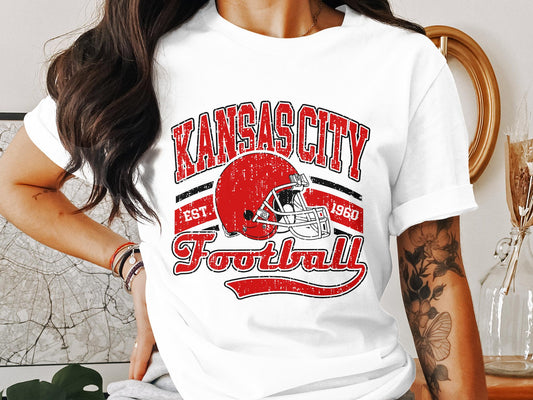 Kansas City Football Vintage (adult and youth sizes available) - F31