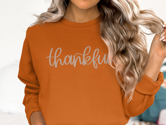 Thankful PUFF PRINT - C6