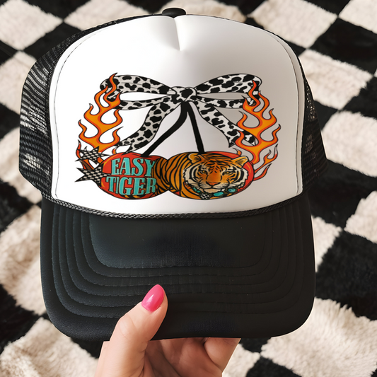 Easy Tiger Cherries Trucker Hat Transfer - G26