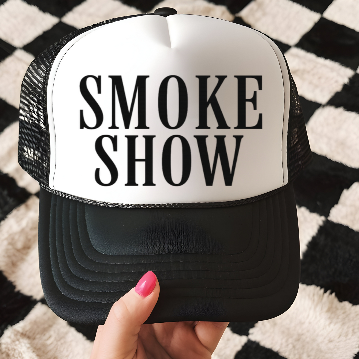 Smoke Show Trucker Hat Transfer - G26