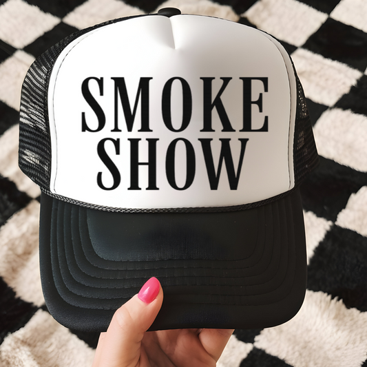 Smoke Show Trucker Hat Transfer - G26