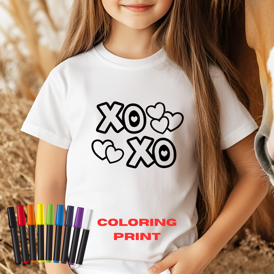 XOXO Coloring Print - 14