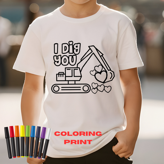 I Dig You Coloring Print - A9