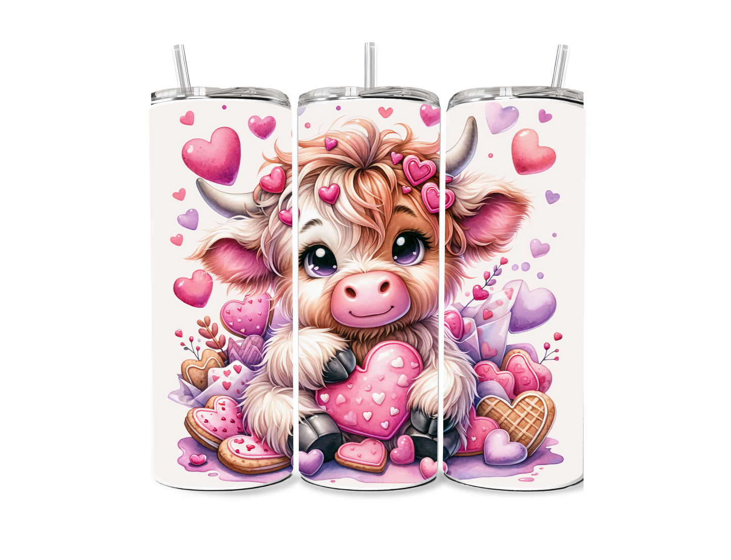 Heart Cow Sublimation