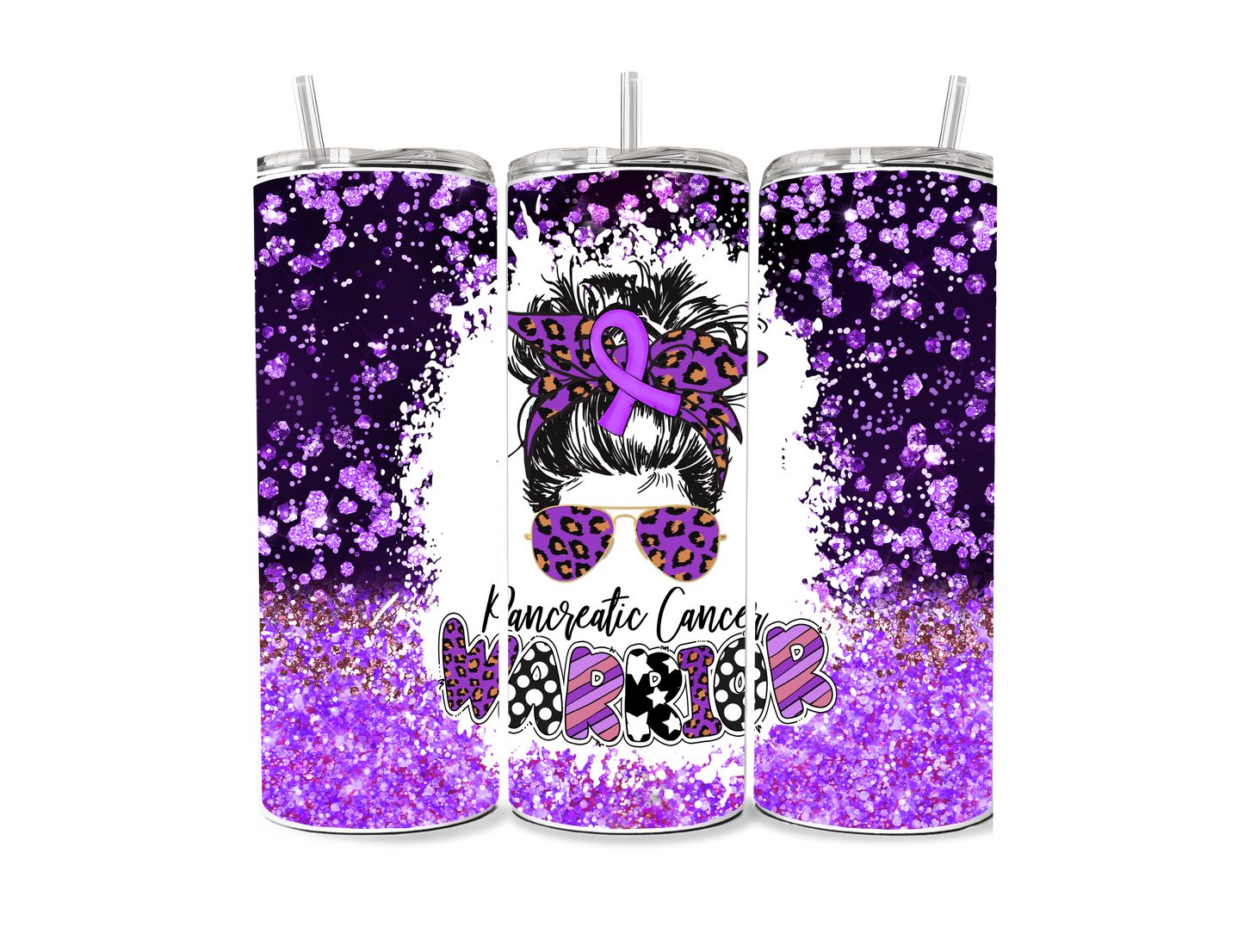 Pancreatic Cancer Warrior Sublimation Print