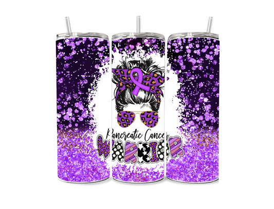 Pancreatic Cancer Warrior Sublimation Print