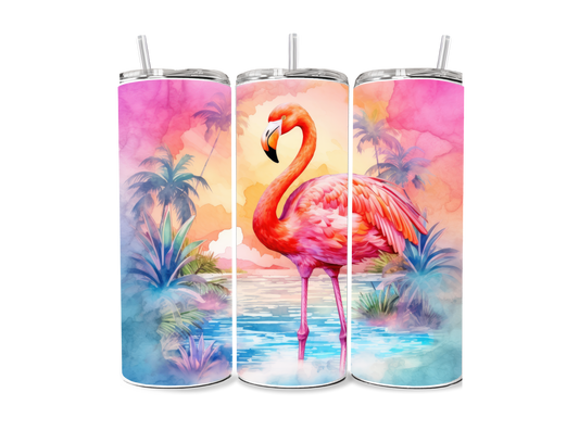 Single Flamingo Sublimation