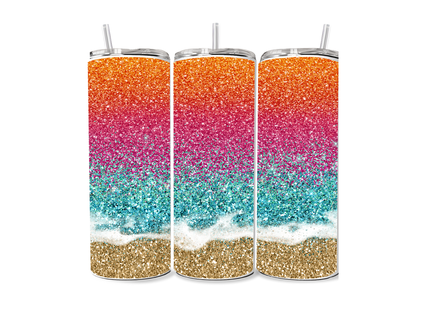 Glitter Ombre Sublimation Print