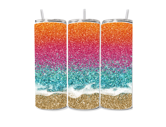 Glitter Ombre Sublimation Print