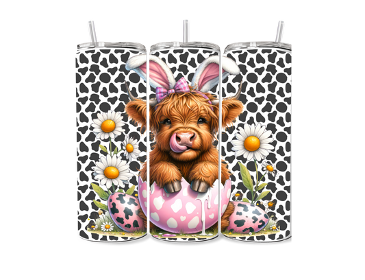 Easter Cow Sublimation Print