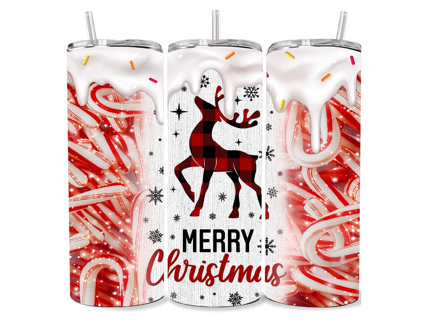 Merry Christmas Candy Cane Sublimation