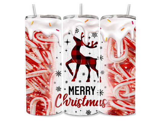 Merry Christmas Candy Cane Sublimation