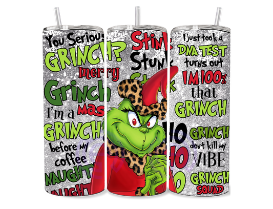 You Serious Grinch Leopard Sublimation